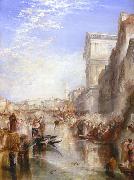 Joseph Mallord William Turner The Grand Canal - Scene - A Street In Venice Sweden oil painting artist